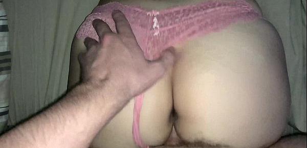  Fucked young stepsister through pink panties
